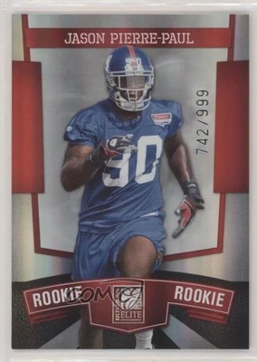 2010 Donruss Elite Rookie /999 Jason Pierre-Paul #176 Rookie RC - Image 1 of 2