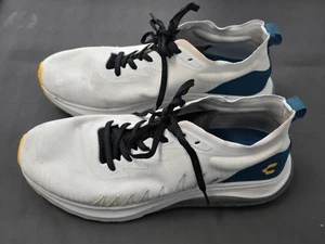 Charly Mens Vermillion Athletic Size 10.5 Shoes 1086323 White Aqua - Picture 1 of 10