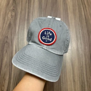 NWT Life Is Good kids chill cap baseball cap sz M/L adjustable grey - Picture 1 of 7