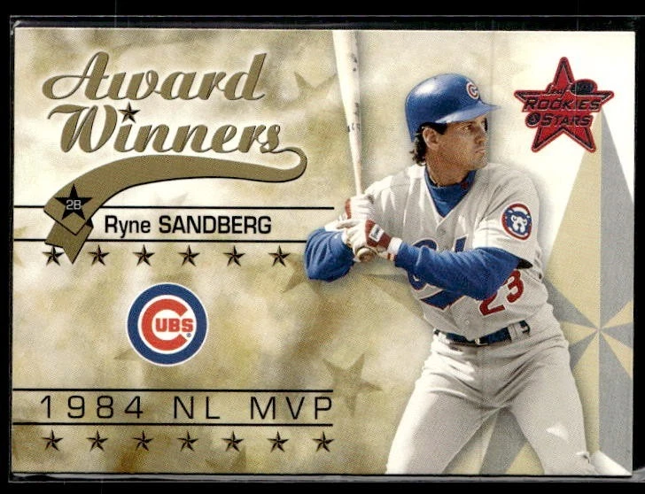 L62,561 - 2002 Leaf Rookies and Stars #255 Ryne Sandberg 84 MVP - Image 1 of 2
