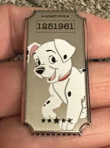 PALM Roly 101 Dalmatiner Silber Disney Ticket Serie 2 Mystery Pin LE 300 - Bild 1 von 2