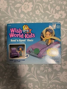 Vtg 1988 Wish World Kids Read N Speed Chair Playset W Jessie Doll Kenner - Picture 1 of 8