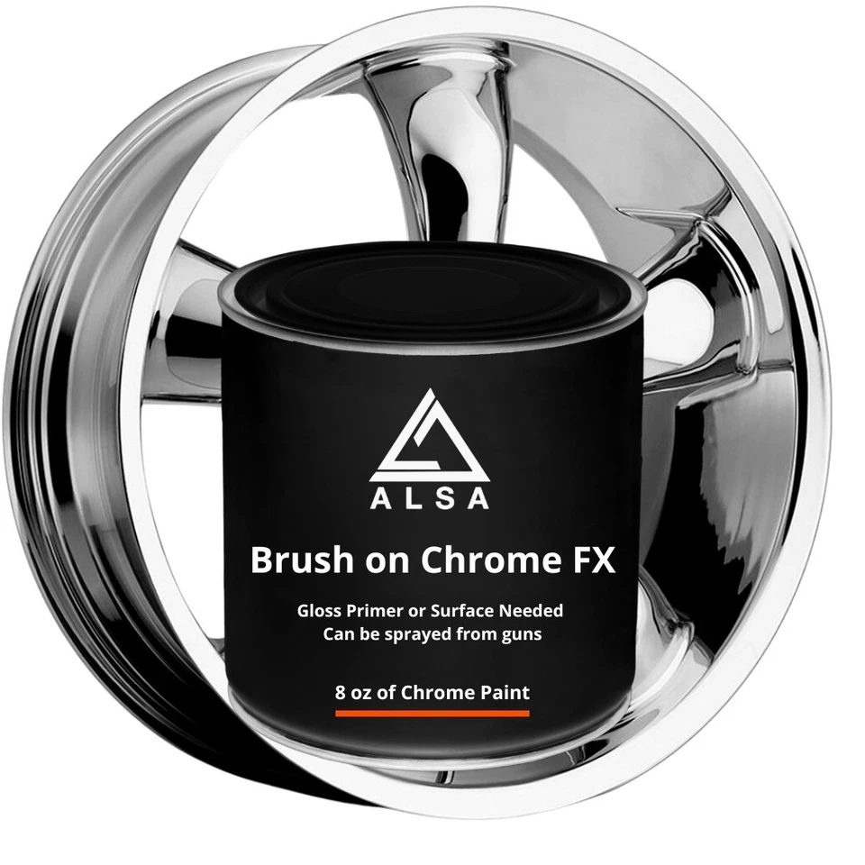 Cepillo Alsa Cromo Fx 8 OZ - Acabado Espejo Verdadero - Garantizado Foto 1 de 1