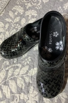 Koi Sanita Multicolor Leather Round Toe Slip-On Casual Clog Womens Shoes 38 - Image 1 of 4