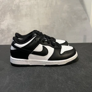 Nike Dunk scarpe basse giovani taglia 13C nero bianco panda sneakers bambini CW1588-100 - Foto 1 di 9