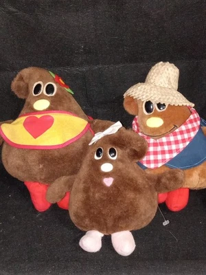 Peluche Nestlé Chocolate Vintage Lechoso, L'il Bits y Semi-Sweetie Nuevo 1984 Nuevo con Etiquetas Foto 1 de 4