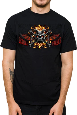 Camiseta completa Lethal Threat LT20901L Hell Was - Negra - Grande Foto 1 de 2