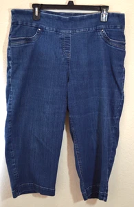 Westbound Damen Petite Pull On Denim Jeans Hose Größe 16W (#3) - Bild 1 von 4