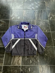 Mighty Mac Vintage 90’s Purple Windbreaker Full-Zip Jacket Youth Size XL (18-20) - Picture 1 of 6
