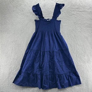 Hill House Dress Womens XXL 2XL Smocked Midi Sleeveless Tiered The Nap Dress - Picture 1 of 12