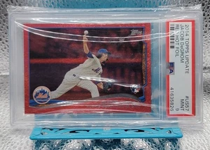 Actualización Topps 2014 Red Hot Foil Mets Jacob DeGrom novato #US57 PSA 9 - Imagen 1 de 1