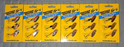 ❗️Lote de 6❗️ Iscas Giratórias em Linha PANTHER MARTIN MELHOR DO MELHOR VALOR PACOTE COM 3  - Imagem 1 de 4