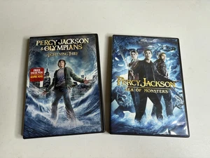 Lot x 2 Percy Jackson DVD Olympians Lightening Thief Sea Of Monsters - Picture 1 of 3