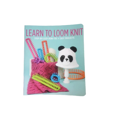 Learn to Loom Knit Step-By-Step How-Tos Easy Projects Leisure Arts Booklet - Image 1 of 4