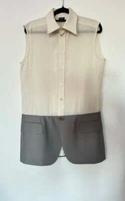 Extremely Rare Original Vintage Y2K Jean-Paul Gaultier Suiting Shirt dress - Image 1 of 4