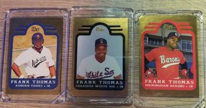 Frank Thomas 1991 Bleachers 23KT Gold Set of 3, 4675/10,000