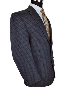 Chaps Ralph Lauren Men 46R Gray Taupe Soft LambsWool Tweed Sport Coat Jacket - Picture 1 of 16
