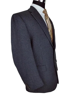 Chaps Ralph Lauren Men 46R Gray Taupe Soft LambsWool Tweed Sport Coat Jacket - Image 1 of 4
