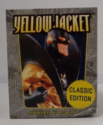 Bowen Designs Classic YELLOWJACKET Mini Bust #631/4000 2002 Illuminati Avengers - Image 1 of 4