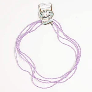 Zarte kleine Halskette 2x 36" Rocailles 2mm breit Sommer AUSVERKAUF zierlich SPASS - Bild 1 von 10