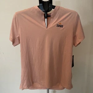 Nike Dri-Fit Women’s Short Sleeve Golf Shirt Size Large AJ5223-606 - Picture 1 of 7