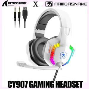 Auriculares para juegos de 3,5 m con micrófono RGB retroiluminado para PC Mac Xbox One PS4 Nintendo Switch - Imagen 1 de 37