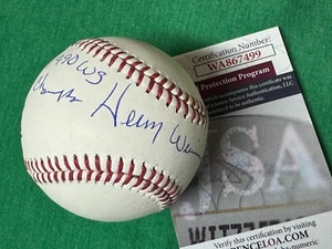 HERM WINNINGHAM signiert beschriftet Major League Baseball Cincinnati Reds JSA COA - Bild 1 von 1