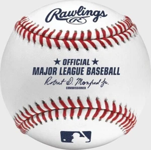 MLB RAWLINGS OFFICIAL MAJOR LEAGUE BASEBALLS ** MANFRED 1/2 DOZEN - QTY 6 - Picture 1 of 1