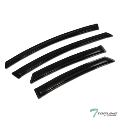 Topline For 2010-2015 Toyota Prius Sun Rain Guard Vent Shade Window Visors 4pc - Image 1 of 4