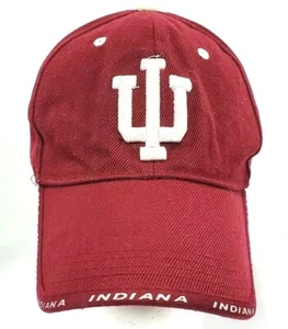 Cappello IU Hoosiers Indiana University rosso aderente taglia M/L berretto da baseball - Foto 1 di 6