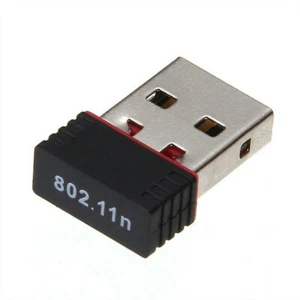 USB 2.0 Wireless 802.11N 150 Mbps Nano WiFi Adaptateur réseau Dongle Récepteur - Photo 1/18