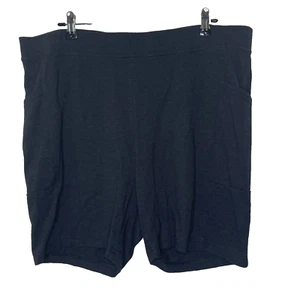 Old Navy Plus Size 3X Pull On Bike Shorts High Waist Lounge bequem grau Tasche - Bild 1 von 6