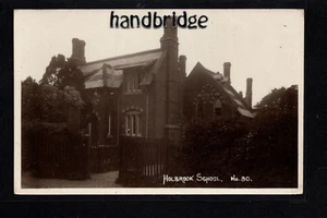 Holbrook School, The Street - südlich von Ipswich - echte fotografische Postkarte - Bild 1 von 1