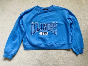 Girls Blue Sweattop Age 12-13 Years From New Look - Picture 1 of 1