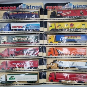 Vintage Lledo CARGO KINGS 1:76 Die-Cast Trucks 00 Guage Articulated Lorries - Picture 1 of 28