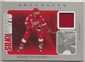 2023 2023-24 Artifacts Silky Mits #SMHZ Henrik Zetterberg Detroit Red Wings - Picture 1 of 2