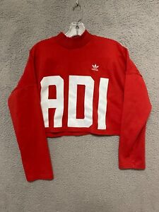 Adidas Womens Original Bold Aged Cropped Sweatshirt CY7483 Size Medium Ladies