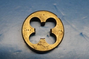 JB 0.744" WHIT Die 0.744 X 24 Whitworth form HSS die 1 7/8" dia unused - Picture 1 of 1
