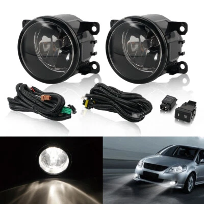 Front Fog Light Lamp Kit & Bulbs For Suzuki Grand Vitara SX4 Sedan 2006-2012 - Image 1 of 4