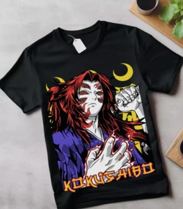 Kokushibo T-Shirt Demon Slayer Kimetsu No Yaiba Anime Manga Black Shirt All Size - Bild 1 von 10