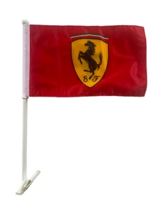 Ferrari Car Flag: Clip On Ferrari Flags For Cars * LAST REMAINING UNITS * - Picture 1 of 5