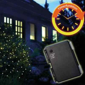 Led-Batterie-Netz Outdoor 160er 2x2m + Timer 3xAA Holiday Lights Lighting - Picture 1 of 1