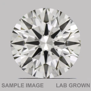 Round Cut Lab Grown CVD Diamond F Color, VS1 Clarity 0.28 Carat - Picture 1 of 3