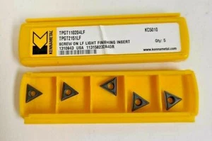 5 Pcs KENNAMETAL TPGT 2151LF KC 5010 Carbide Inserts Lathe Turning Mill 110204 - Picture 1 of 1