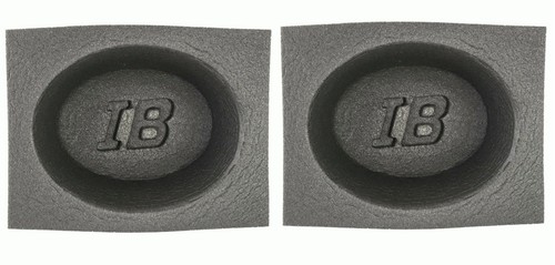 4-Pack Universal 4" Foam Speaker Baffles - Shallow Mount For Car Audio | Install Bay