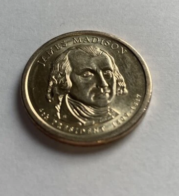 2007 P James Madison - United States One Dollar Coin 1809 - 1817 —-VERY RARE!!! - Image 1 of 4