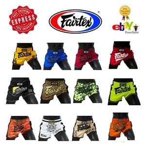 Pantalones Cortos Fairtex Muay Thai Boxeo Kick Boxing MMA Corte Ajustado Muay Thai - Imagen 1 de 14