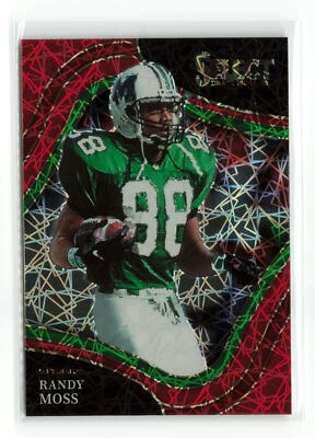RANDY MOSS #162 2022 PANINI SELECT DRAFT RED LAZER FIELD - Image 1 of 2