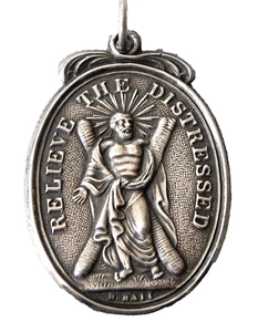 1838 R. Rait Münze Silber Scottish Saint Andrew Uhr Anhänger Auszeichnungen Medaille - Bild 1 von 6