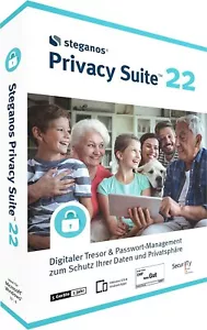 Steganos Privacy Suite 22 ( Code in a Box ) EAN 4023126122582 - Bild 1 von 1